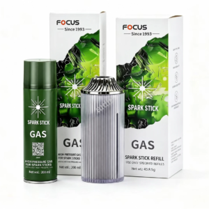 Fireworks powder and fuel refill set with English packaging
